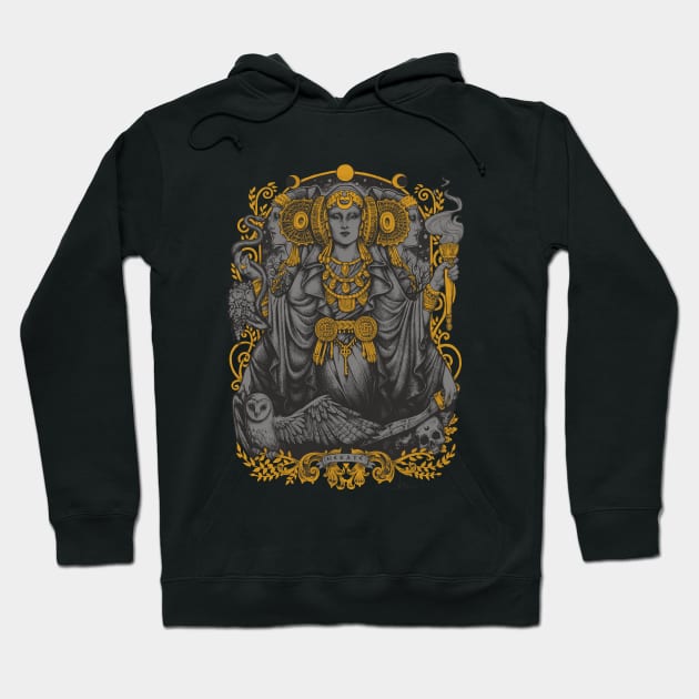 Iberian Hecate gray version Hoodie by Medusa Dollmaker